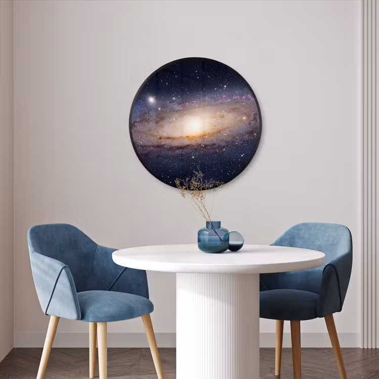 Ronde fotolijst - Sterrenstelsel - Ruimte - Kosmos — 3