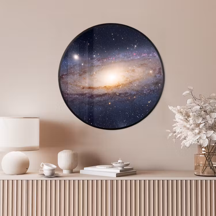 Ronde fotolijst - Sterrenstelsel - Ruimte - Kosmos — 4
