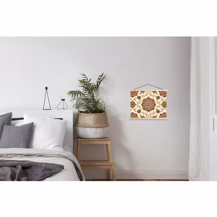 Schoolplaat - Patroon - Bloemen - Ornament - Klassiek - Kleurrijk — 2