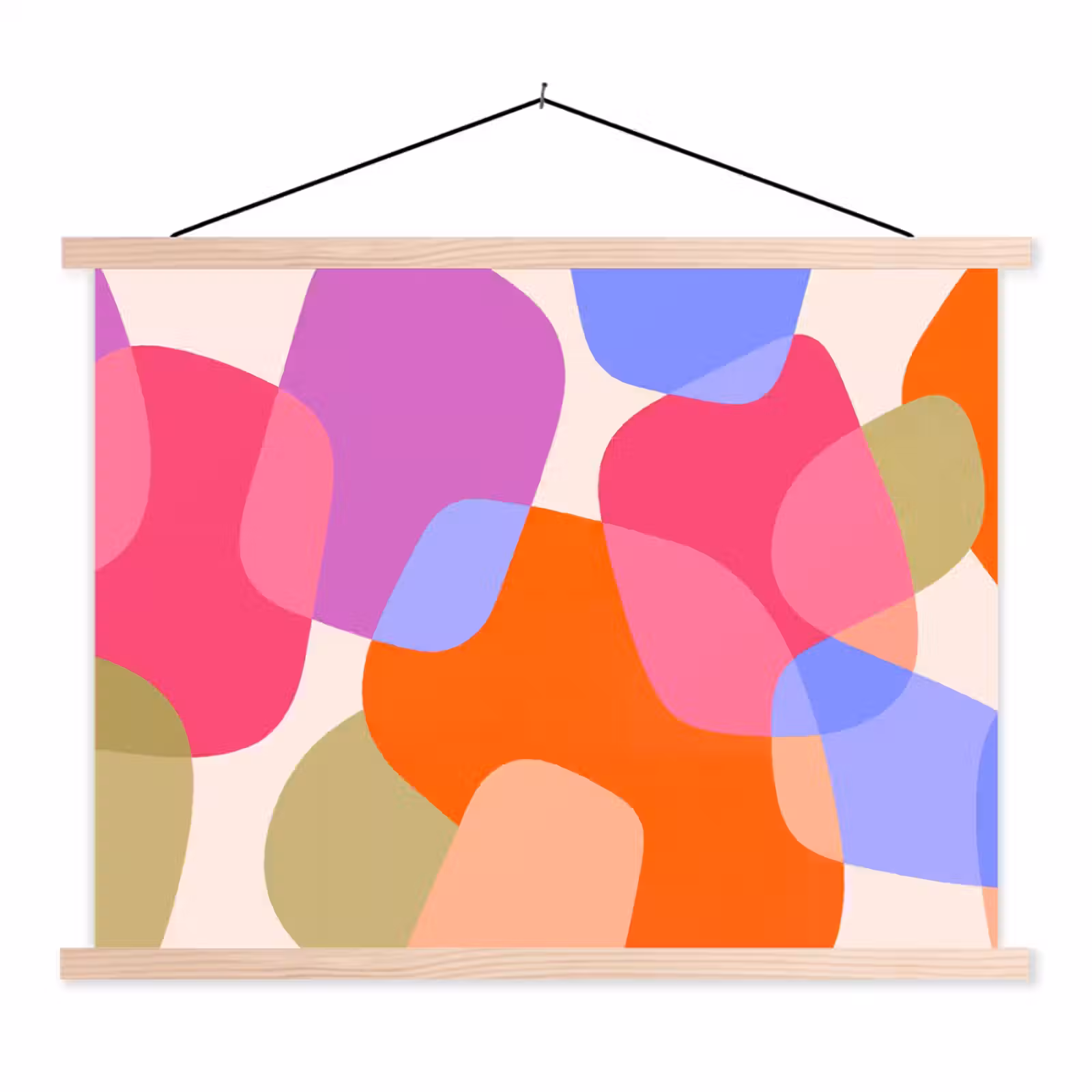 Schoolplaat - Abstract - Vormen - Modern - Kleurrijk — 1