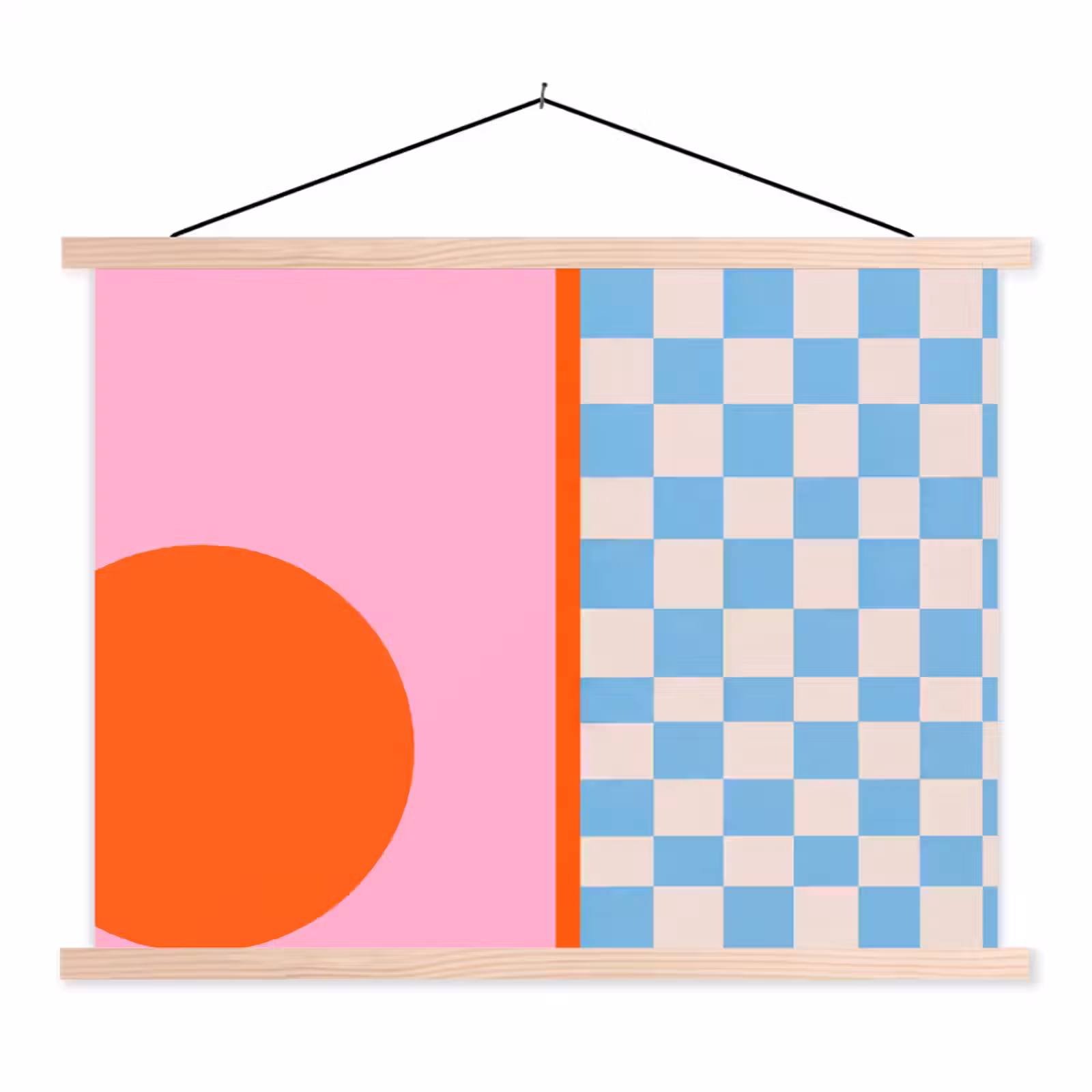 Schoolplaat - Abstract - Vormen - Geometrisch - Modern - Kleurrijk — 1