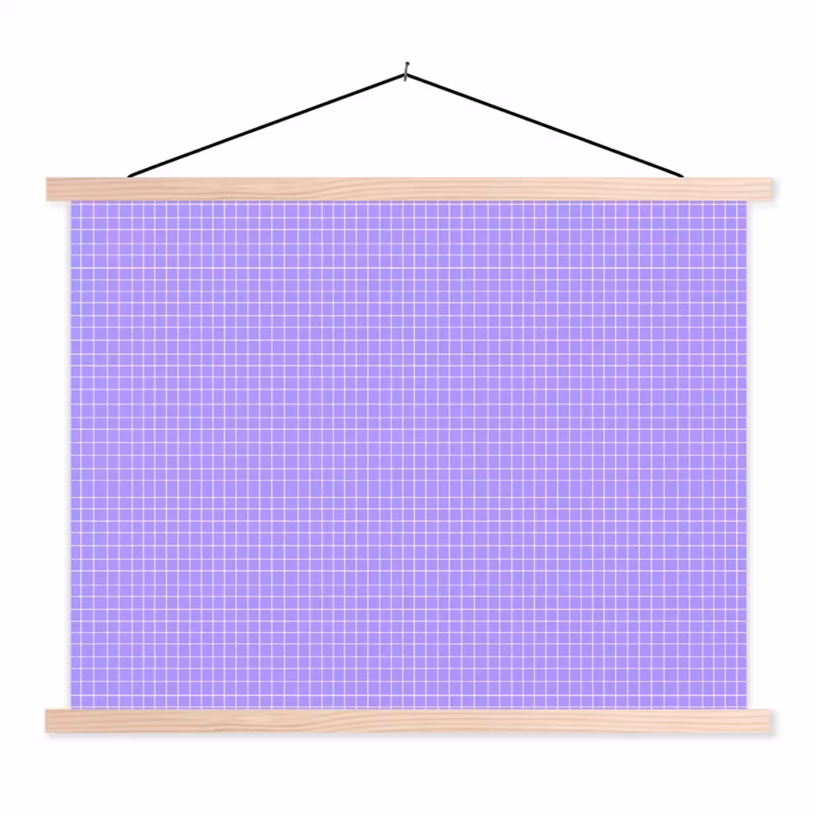 Schoolplaat - Paars - Geometrisch - Raster - Minimalistisch - Patroon — 1