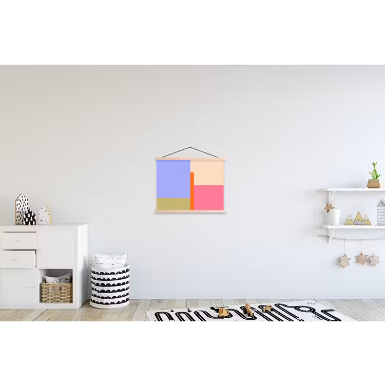 Schoolplaat - Abstract - Geometrie - Kunst - Modern - Kleurrijk — 3