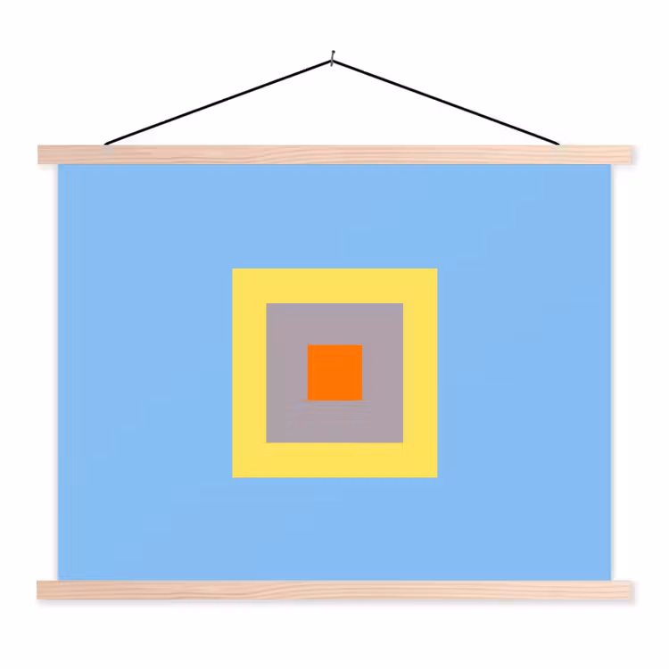 Schoolplaat - Abstract - Geometrisch - Kleurrijk - Modern - Vormen — 1