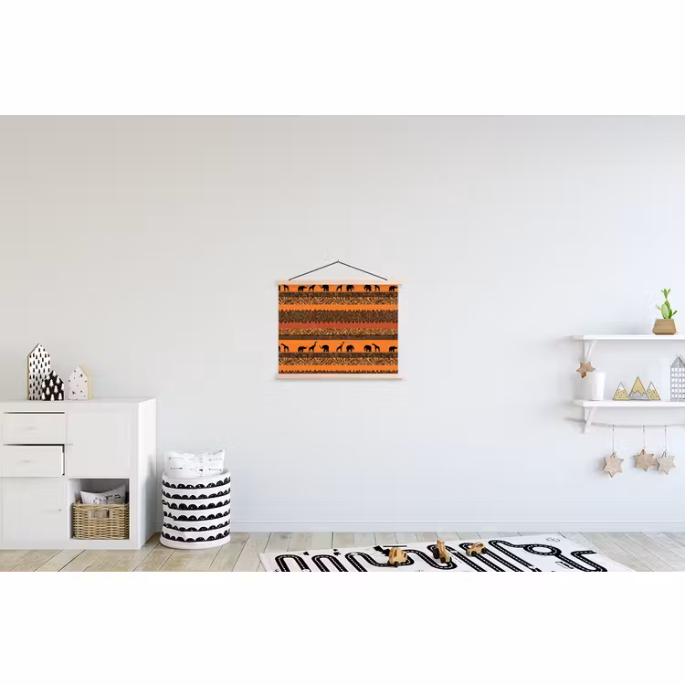 Schoolplaat - Oranje - Safari - Afrikaans - Dieren - Patroon — 3