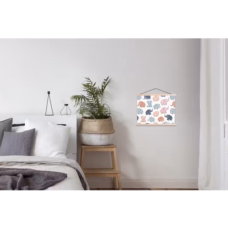 Schoolplaat - Dieren - Patroon - Kinderkamer - Pastel - Speels — 2