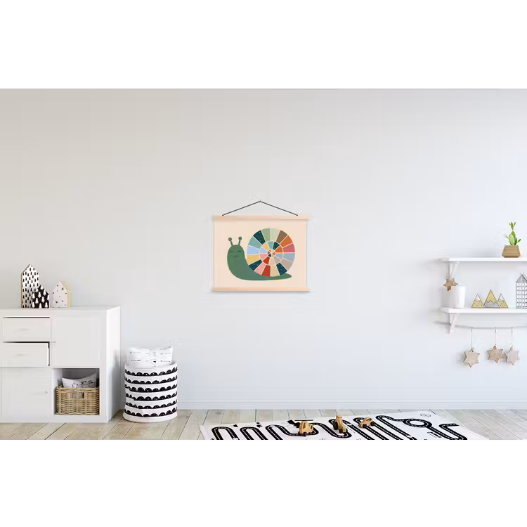 Schoolplaat - Dieren - Slak - Kleurrijk - Illustratie — 3