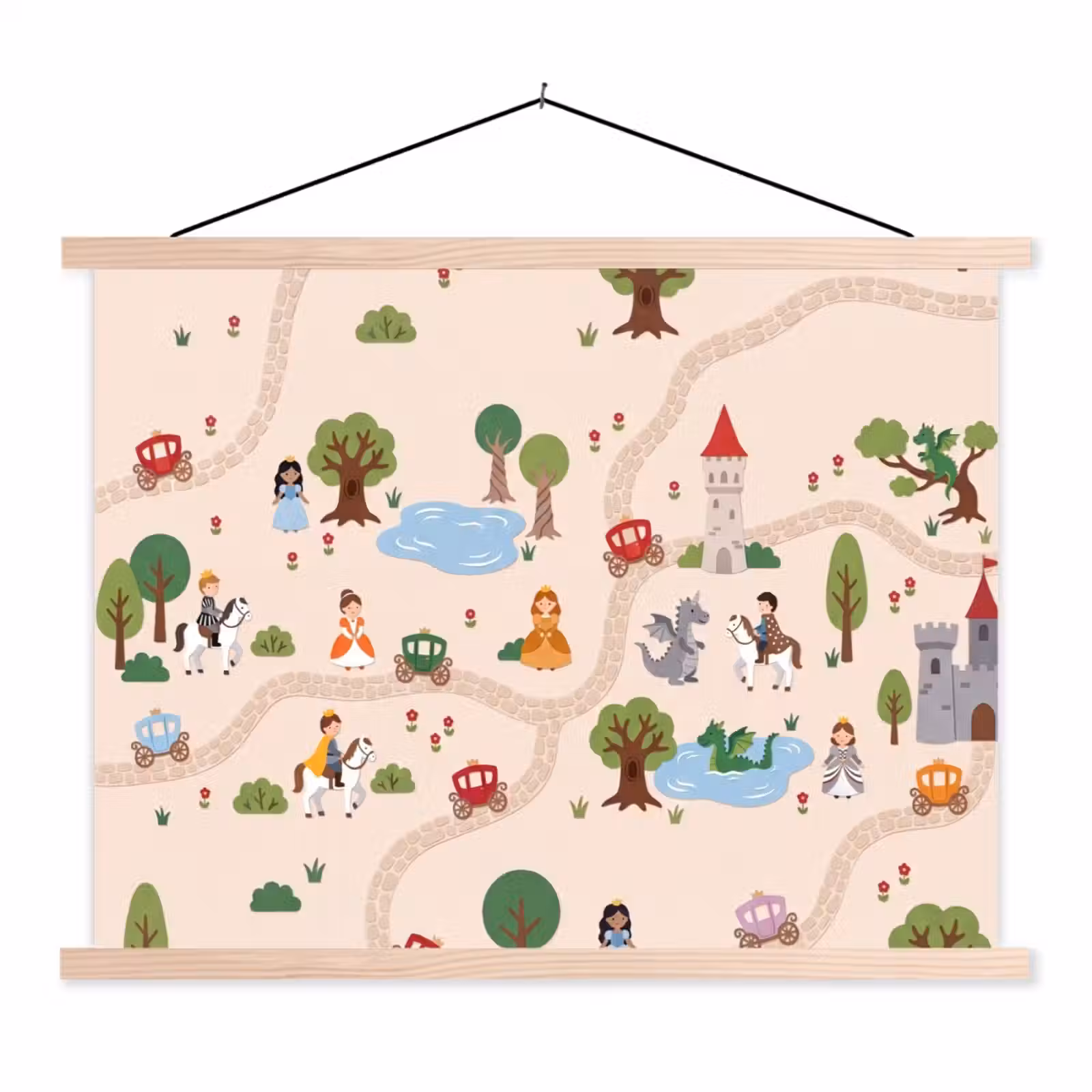 Schoolplaat - Kasteel - Sprookje - Kinder — 1