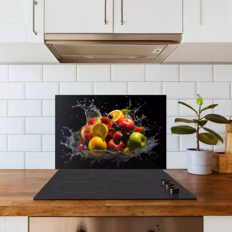 Spatscherm keuken - Fruit - Appel - Sinaasappel - Rode vruchten - Water — 6