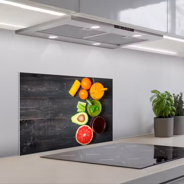 Spatscherm keuken - Fruit - Smoothie - Industrieel - Zomer — 5