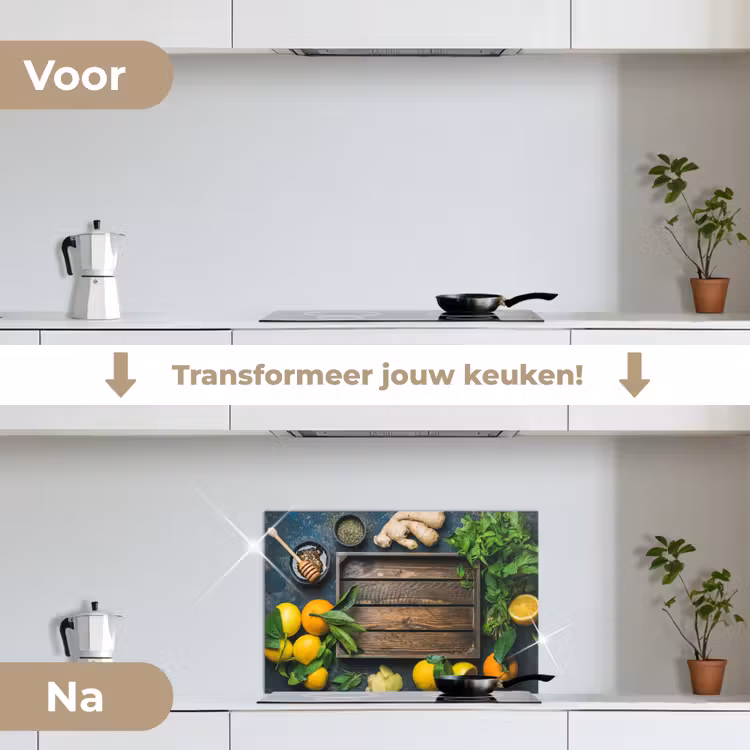 Spatscherm keuken - Fruitkist - Citroen - Fruit — 3