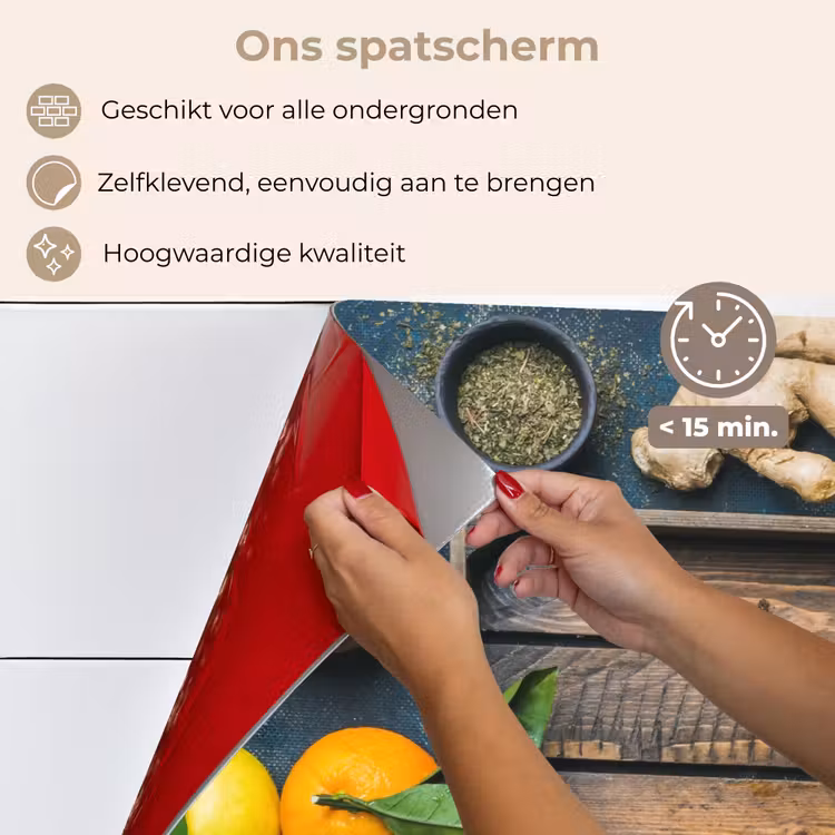 Spatscherm keuken - Fruitkist - Citroen - Fruit — 4