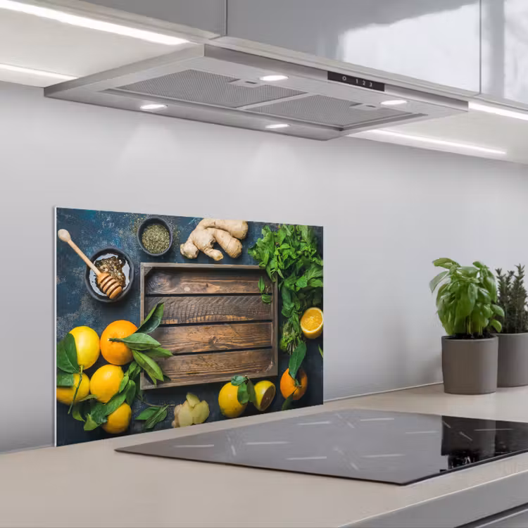 Spatscherm keuken - Fruitkist - Citroen - Fruit — 5