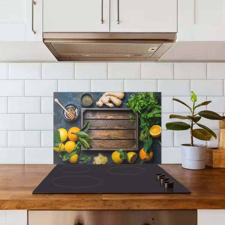 Spatscherm keuken - Fruitkist - Citroen - Fruit — 6