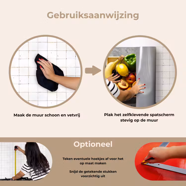 Spatscherm keuken - Krat - Fruit - Regenboog — 8