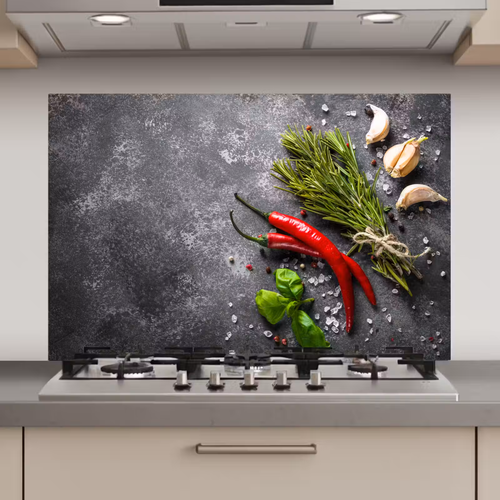 Spatscherm keuken - Contrast in Smaak en Textuur — 1