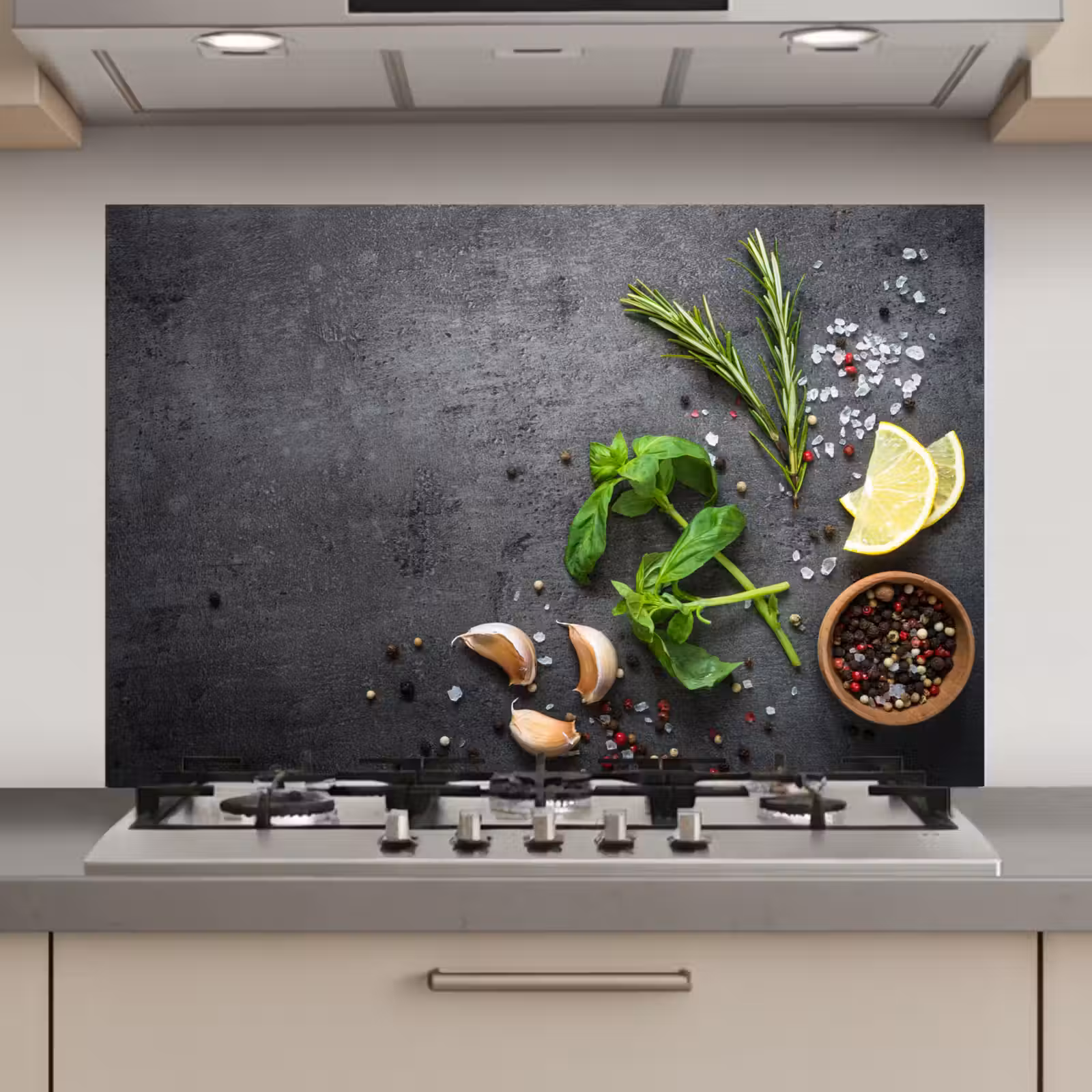 Spatscherm keuken - Gastronomisch Stilleven — 1