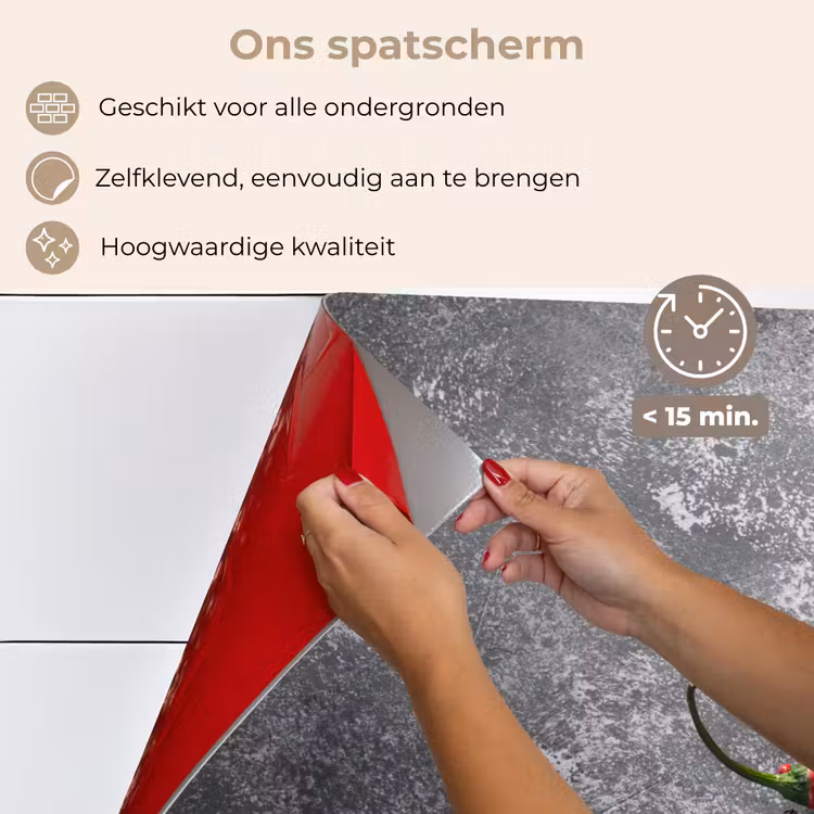 Spatscherm keuken - Contrast in Smaak en Textuur — 4