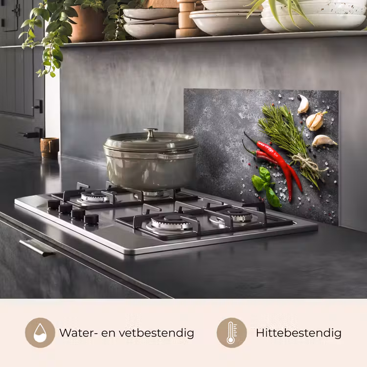 Spatscherm keuken - Contrast in Smaak en Textuur — 7