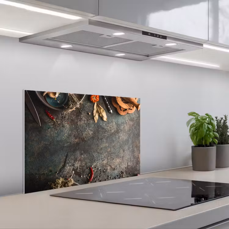 Spatscherm keuken - Culinaire Kunstenaarspalet — 5