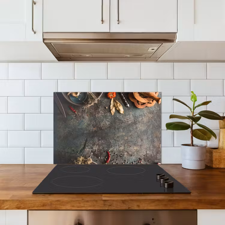 Spatscherm keuken - Culinaire Kunstenaarspalet — 6