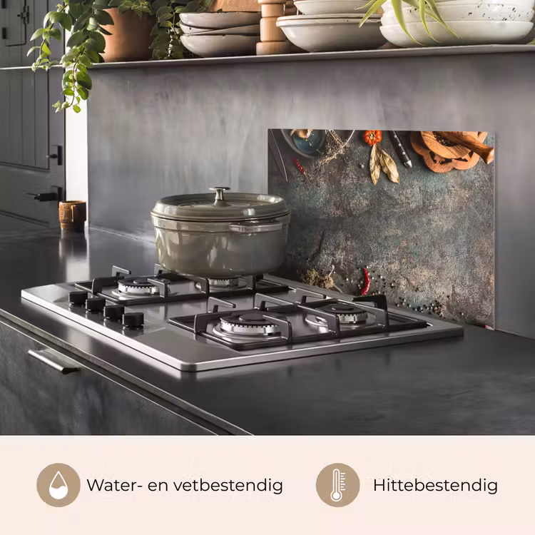 Spatscherm keuken - Culinaire Kunstenaarspalet — 7
