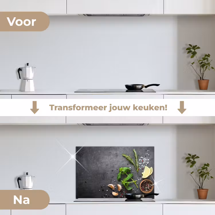 Spatscherm keuken - Gastronomisch Stilleven — 3