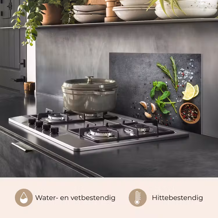 Spatscherm keuken - Gastronomisch Stilleven — 7