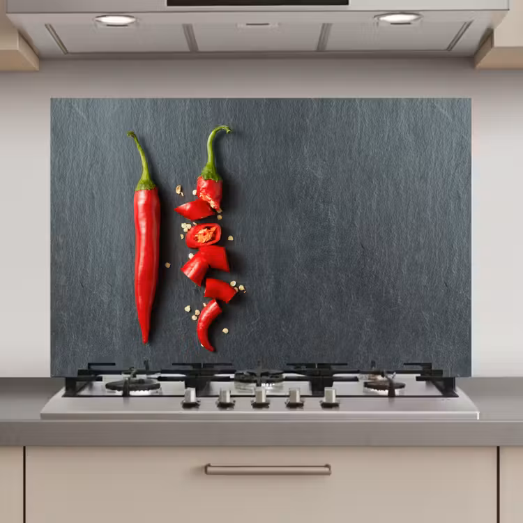 Spatscherm keuken - Het Spectrum van Pittigheid — 1