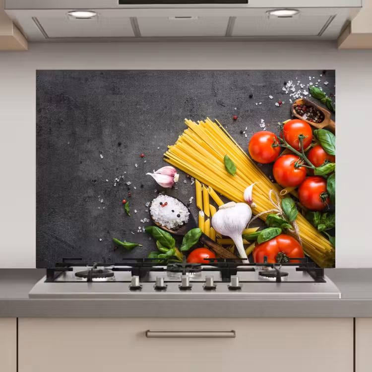 Spatscherm keuken - Italiaanse Kookinspiratie — 1