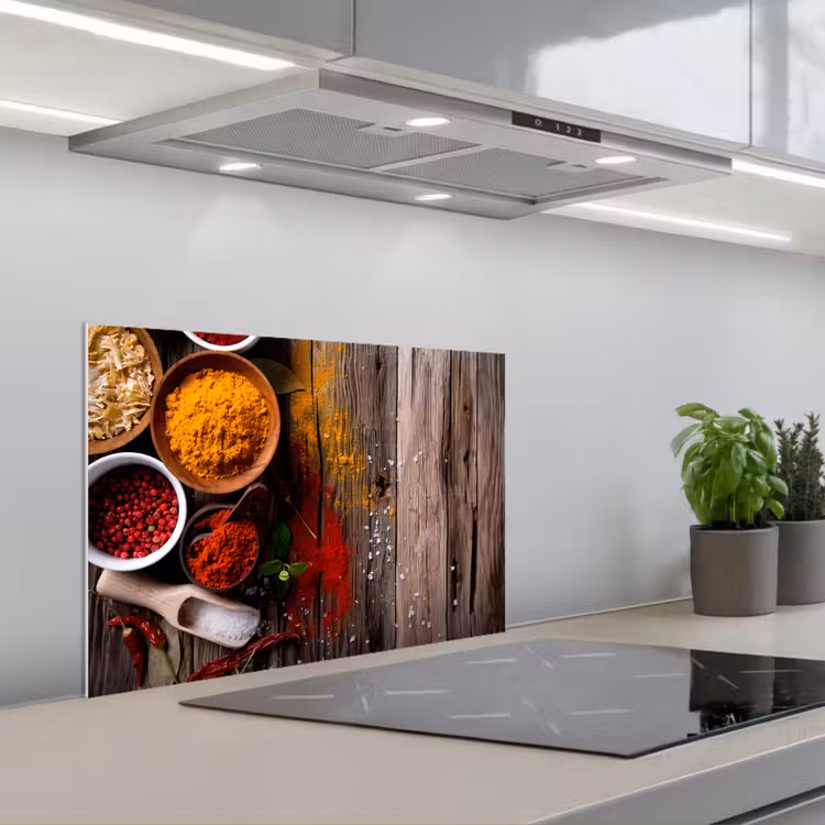 Spatscherm keuken - Kleurenpalet van de Natuur — 5