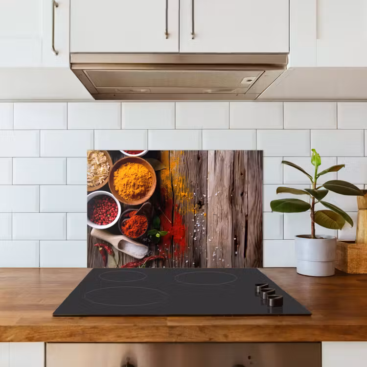 Spatscherm keuken - Kleurenpalet van de Natuur — 6