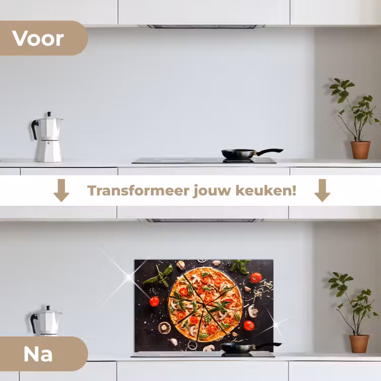 Spatscherm keuken - Mediterraans Feestmaal — 3