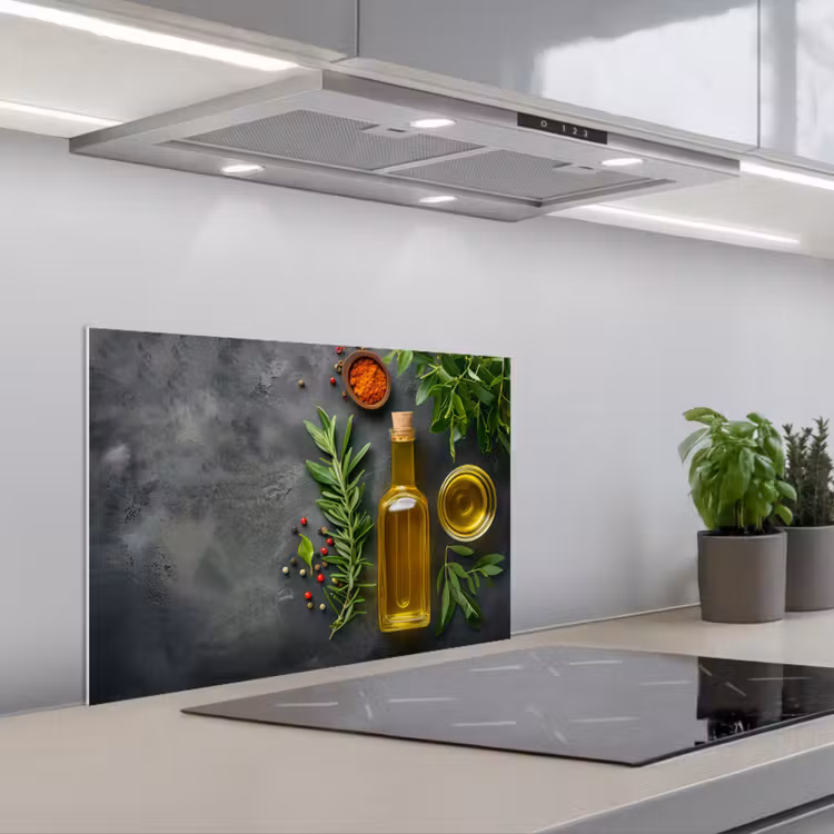 Spatscherm keuken - Mediterrane Keukenessenties — 5