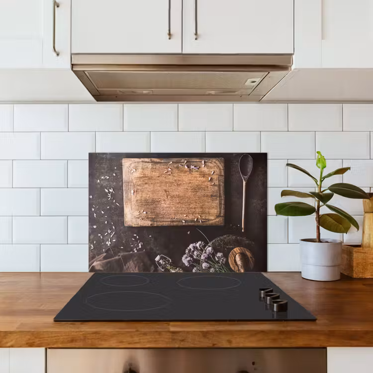 Spatscherm keuken - Stilleven met Snijplank — 6
