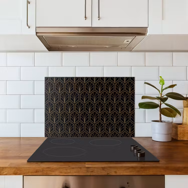 Spatscherm keuken - Pijlvorm - Waaier - Goud — 6