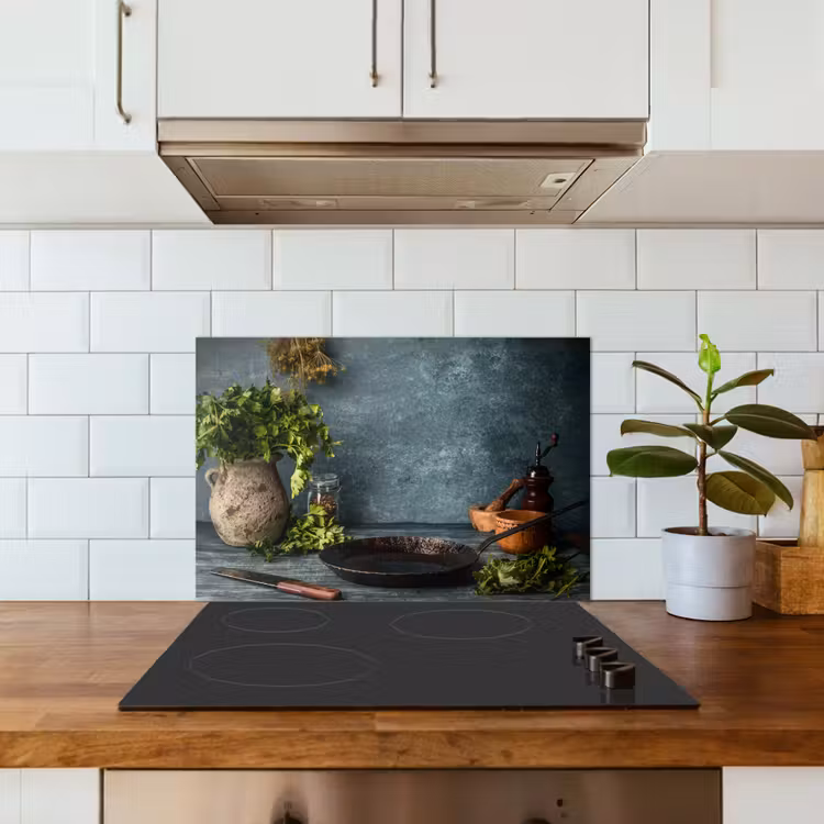 Spatscherm keuken - Stilte voor het Koken — 6