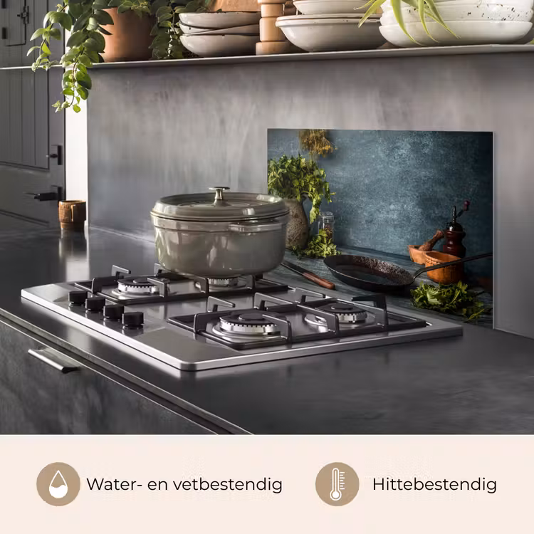 Spatscherm keuken - Stilte voor het Koken — 7