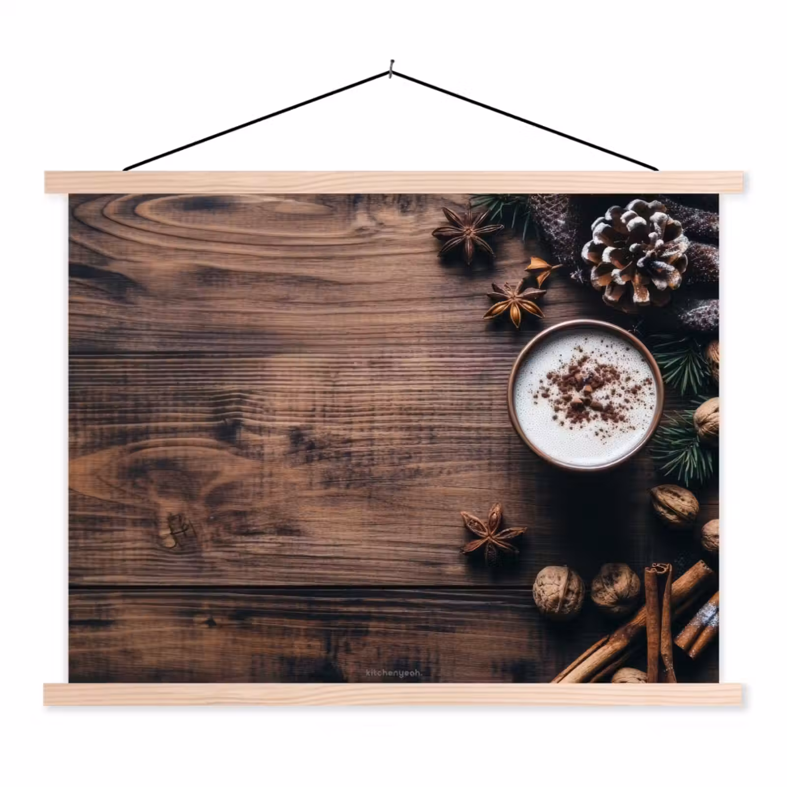 Schoolplaat - Winter - Houtlook - Stilleven — 1