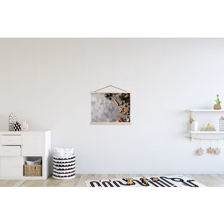 Schoolplaat - Winter - Kerst - Beton - Dennenappels — 3