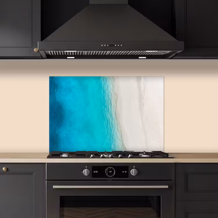 Spatscherm keuken - Landschap - Zee - Strand — 2