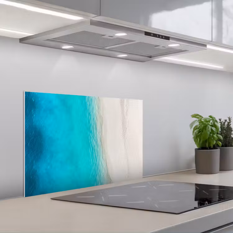 Spatscherm keuken - Landschap - Zee - Strand — 5
