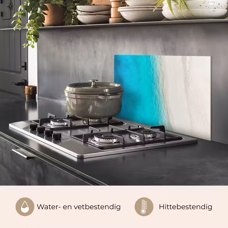 Spatscherm keuken - Landschap - Zee - Strand — 7