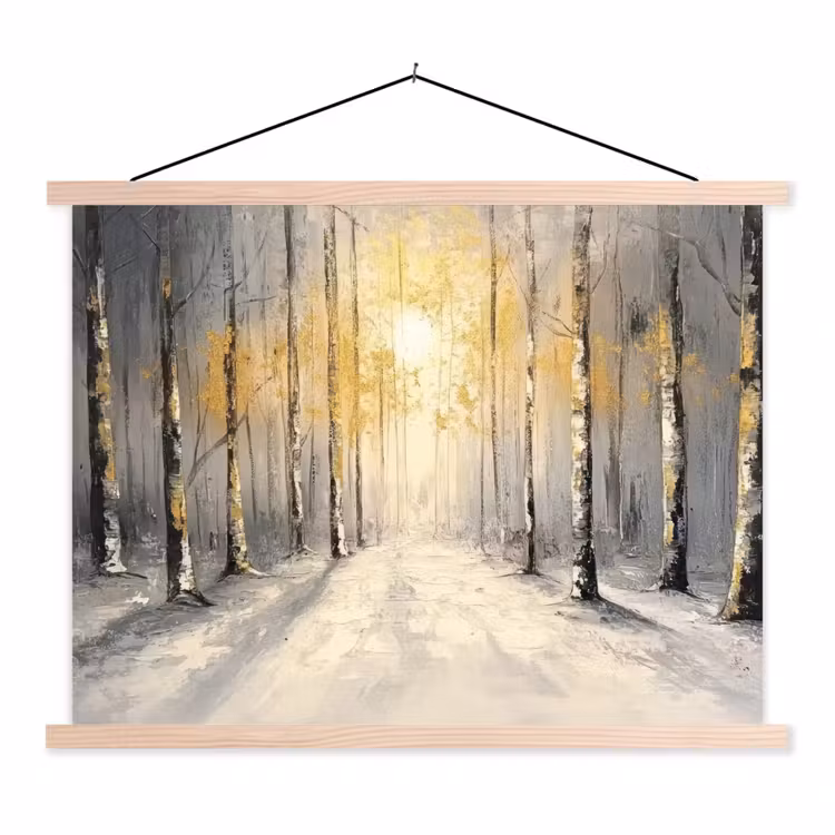 Schoolplaat - Winter - Abstract - Sneeuw - Natuur - Zon — 1