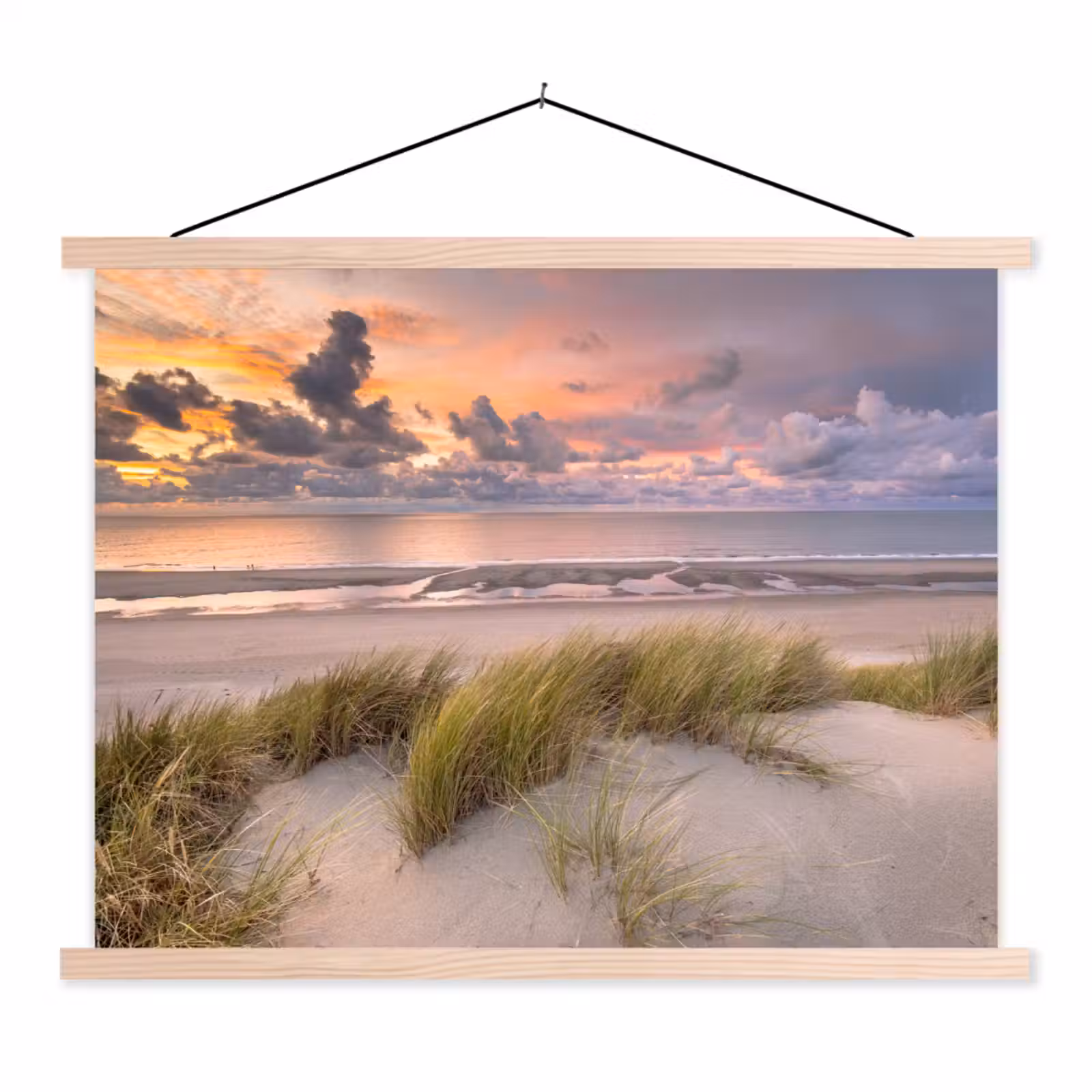 Schoolplaat - Zonsondergang - Duin - Strand - Planten - Zee — 1