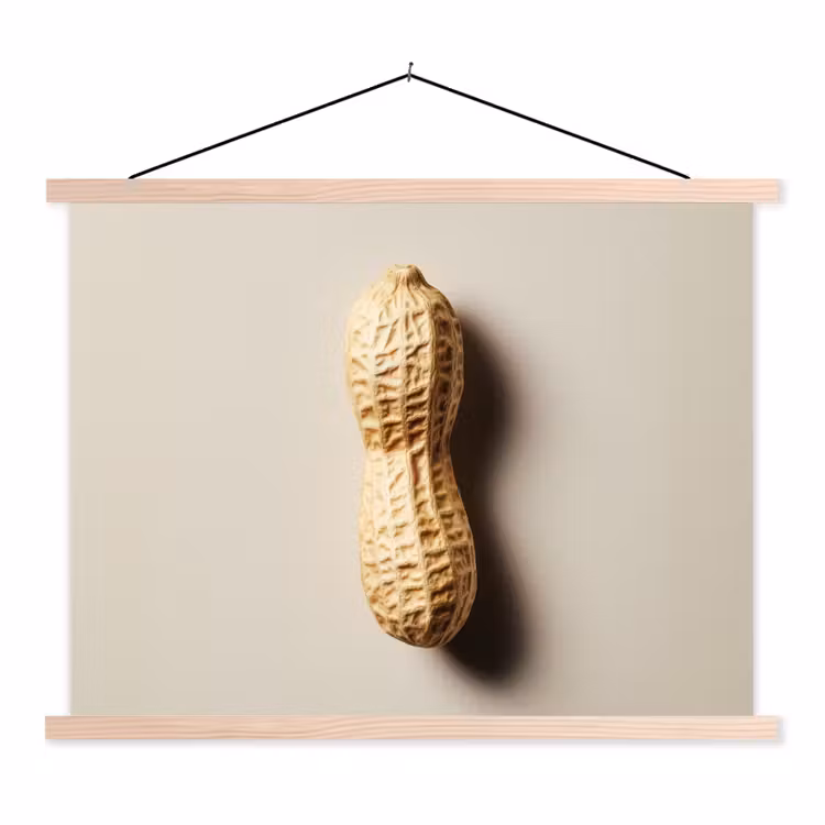 Schoolplaat - Pinda - Ruw - Beige — 1
