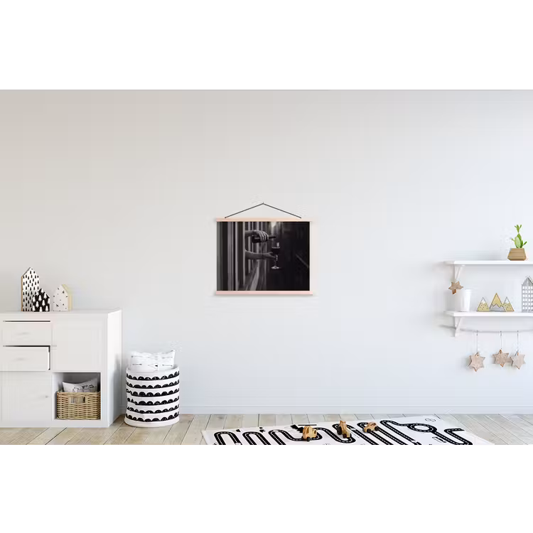 Schoolplaat - Wijnfles - Glas - Handen - Raam — 3