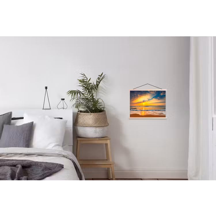 Schoolplaat - Zonsondergang - Strand - Zee - Wolken - Oranje — 2