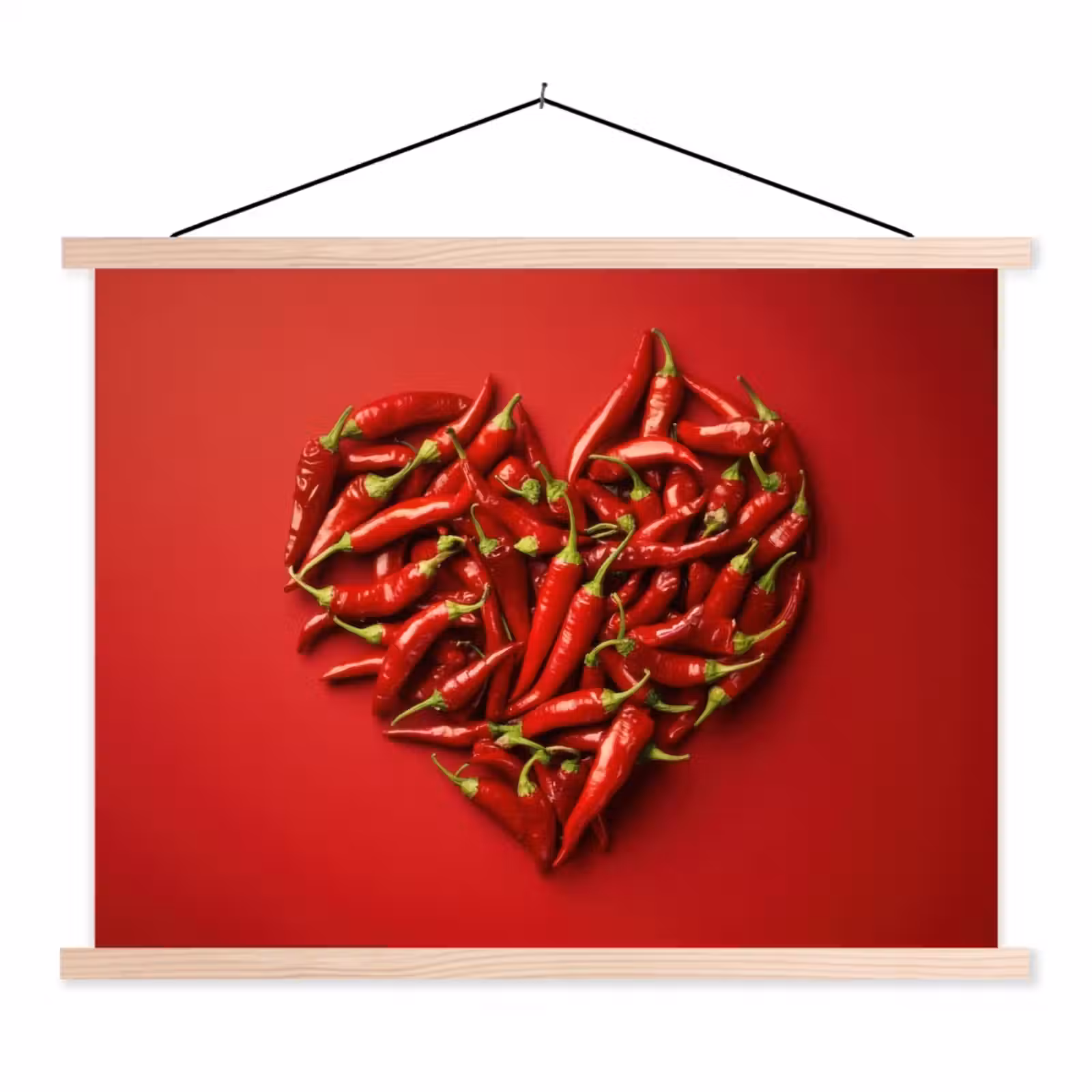 Schoolplaat - Pepers - Rood - Hart — 1