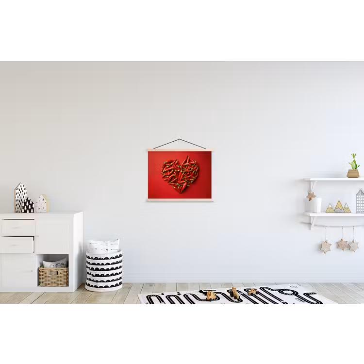 Schoolplaat - Pepers - Rood - Hart — 3